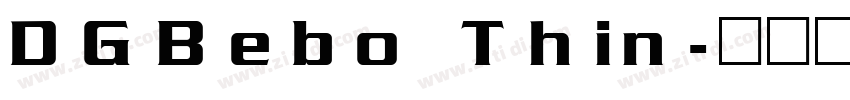 DGBebo Thin字体转换